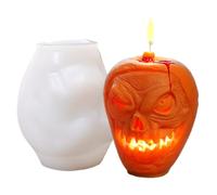 Moule effrayant - Moules en résine d'Halloween | Casting de savon en silicone | Plateau d'artisanat de lancement facile pour l'art époxy | Formulaire de plâtre d'aromathérapie réutilisable pour