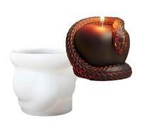 Moule effrayant - Moules en résine d'Halloween | Casting de savon en silicone | Plateau d'artisanat de lancement facile pour l'art époxy | Formulaire de plâtre d'aromathérapie réutilisable pour