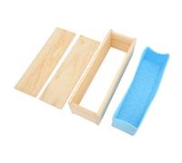 Moule en bois avec récipient en silicone en forme de rose pour faire fondre et verser ou processus à froid, moules à savon pour la fabrication de savon, moule en bois avec boîte en silicone, moules à