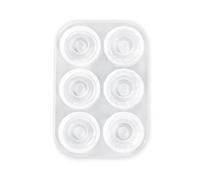 Moule en cristal époxy à 6 grilles pour boucles d'oreilles en résine et perles en silicone pour la fabrication de pendentifs, pendentifs pour la fabrication de bijoux