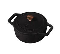 Moule en fonte avec couvercle Berlingerhaus BH-6490 12 cm Noir Royal Collection