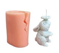 Moule en forme d'animal en forme de lapin pour savon à faire soi-même, décoration d'intérieur, cadeau d'anniversaire, antiadhésif, facile à démouler, facile à enlever sans endommager