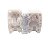 Moule en forme de buste Laocoon - Moule à bougie 3D de la déesse Vénus - Moule à bougie en forme de buste Laocoon - Outil de fabrication de bougies, savon, plâtre, pour la maison, les réceptions de
