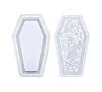 Moule en forme de cercueil d'Halloween - Moule décoratif pour argile, abat-jour artisanal pour table à manger, salle de bain, étude, chambre, bibliothèque, entrée