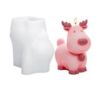 Moule en Forme de Cerf | Moules Résine 3D Élan Cerf Noël,Fournitures Artisanat Mignon Outil Chocolat pour Gelée Pâtisserie Argile Décor,Décoration Fête Domestique