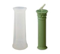 Moule en forme de colonne romaine en silicone pour savon, chocolat, fondant, décoration de gâteau, plusieurs moules coniques