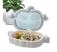 Moule en forme de coquille de, plateau en silicone pour Halloween, bougie à bonbons, gomme, support d'aromathérapie pour cupcake, savon, dessert, artisanat en résine, table de maison