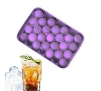 Moule en forme de cube, 25 compartiments, avec couvercle amovible - Pour refroidir bourbon, cocktails et vin - Pour camping-car, camping, maison