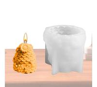Moule en forme de cylindre d'abeille, en résine de peigne à miel, savon cylindrique en silicone 3D, art de la résine animale, libération rapide, décoration de la maison pour l'aromathérapie