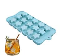 Moule en Forme d'Étoile,Contenant Outil Portable Facile Multi-Empreintes - Moules En Forme D'Étoile En Silicone | Pour Bonbons Chocolat Savon Biscuits Bougies Maison Cuisine Intérieur Et Artisanat