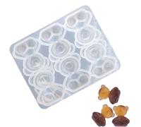 Moule en forme d'ours en caoutchouc | Moules en silicone pour bouteilles de cola et bougies en forme d'ours en caoutchouc