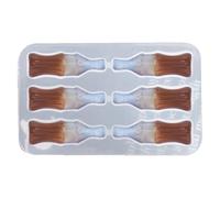 Moule en forme d'oursons en gomme, moule orange, fabricant d'ours en gélatine, moule en silicone pour fabrication de bonbons, moule à chocolat réutilisable, anti-adhésif