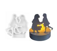 Moule en gypse, moule pour bougie maman et enfant | Moule pour mère et fille, moule à bougie, moule pour moulage de résine, travaux manuels