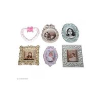 Moule en plastique - Cadre photo - 7 cm - 6 pcs