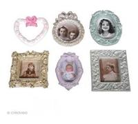 Rayher Moule plastique PE-LD: Cadre p photo 23,2x18,3cm 6 motifs choco, 36008000