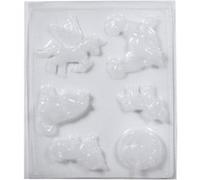 Moule en plastique licornes 6 motifs - rayher {couleur} G