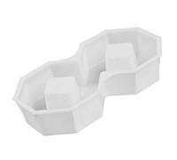 Moule en plastique pour dallage de jardin, Garden Pavement DIY Paving Mould Multicolor Multiple Sizes(Army Green)