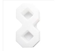 Moule en plastique pour dalles de sol, DIY Concrete Paving Mould Brick Mold For Garden Path Polypropylene Multicolor 22x13.5x8cm(F)