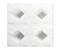 Moule en plastique pour dalles de sol, DIY Concrete Paving Mould Brick Mold For Garden Path Polypropylene Multicolor 22x13.5x8cm(E)