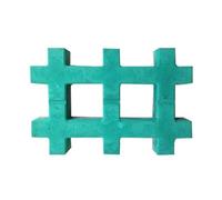 Moule en plastique pour dalles de sol, DIY Garden Plastic Paving Mold For Cement Brick Stone Concrete 4 Types Multicolor(A)
