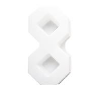 Moule en plastique pour dalles de sol, Garden Concrete Brick Paving Mould DIY 8-Shaped Double S Type Multiple Sizes(8-shaped)