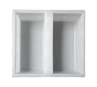 Moule en plastique pour dalles de sol, Plastic DIY Garden Path Paving Cement Brick Mold Tool(10x20x6cm)