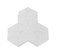 Moule en plastique pour dalles de sol, Plastic DIY Garden Path Paving Cement Brick Mold Tool(Hexagonal)
