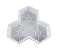 Moule en plastique pour dalles de sol, Plastic Maple Leaf Concrete Paving Mould DIY Garden Path Maker 25x5cm