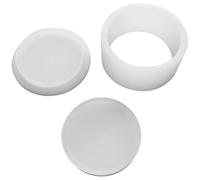 Moule en plastique pour fabrication de savon, barre de presse à shampooing, moule rond de 6,3 cm, savons et bombes de bain, ensemble de moules à sel de bain 3D, loisirs créatifs avec autre surface