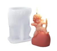 Moule en résine anti-adhésive pour anges - Fournitures de fabrication de savon, jolies décorations de fête | en résine antiadhésive, création de savon de coulée en résine bricolage ,