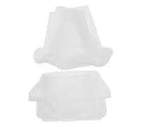 Moule en Résine avec Couvercle Fantôme et Chapeau Sorcière Blanc | Silicone Souple, Finition Miroir Brillante, pour Pièces et Bonbons, Usage Saisonnier Halloween Noël