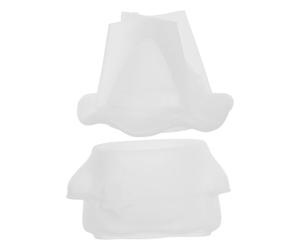Moule en Résine avec Couvercle Fantôme et Chapeau Sorcière Blanc | Silicone Souple, Finition Miroir Brillante, pour Pièces et Bonbons, Usage Saisonnier Halloween Noël