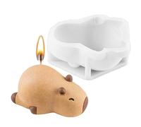 Moule En Résine Capybara - Moule à Capybara 3d | Moules à Pudding | Moules D'animaux Flexibles Anti-Adhésifs Pour Crème Glacée, Gâteaux, Savon Et Fabrication De Bougies, Accessoires De Pâtisserie Diy