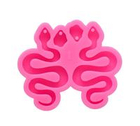 Moule en résine de boucle d’oreille en forme de serpent - Moule en résine de boucle d’oreille en forme de serpent à faible coût, moule en forme de serpent durable | Moule en époxy pour porte-clés de d