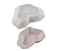 Moule en résine de forme irrégulière, texture en silicone, parfait pour créer des bols et plateaux en résine