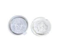 Moule en résine de haute précision en forme de crâne pour cendrier unique, réutilisable, moule en silicone souple pour Halloween