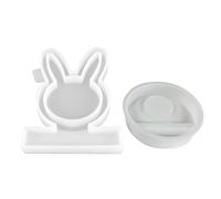 Moule en résine de Pâques en forme de fleur pour loisirs créatifs, décoration de bougie, gypse, ornement d'artistes