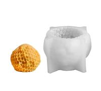 Moule en résine de peigne à miel, forme cylindrique de miel - Savon cylindrique en silicone 3D - Art de résine animale - Libération rapide - Décoration de la maison pour l'aromathérapie