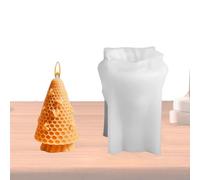 Moule en résine de peigne à miel, moule à cylindre d'abeille, moule à savon cylindrique Moule à bougie 3D, Casting Resin Art Animal Décoration de la maison pour bonbons et chocolat
