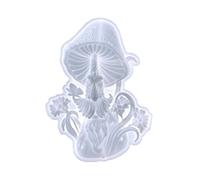 Moule en résine de Silicone pour homme champignon, moulage époxy pour décoration murale de maison et de bureau, artisanat de bricolage