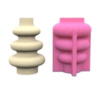 Moule en résine de silicone pour pot de fleurs, vase de coulée époxy, support de ciment de ciment moules de forme spéciale pour le moulage