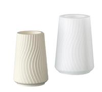 Moule en résine de silicone réutilisable, facile à nettoyer, moules de vase en forme de rayures pour pots de fleurs, bijoux faits à la main et artisanat d ' art, moule artisanal en silicone flexible