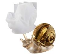 Moule en résine d'escargot - Grands moules en résine | Moules en résine Silicone, moules en Silicone pour Animaux, moules en Silicone Mignons d'escargot pour la décoration Artisanale