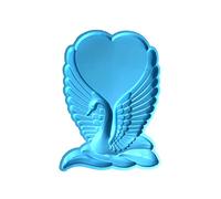 Moule en résine en forme d'ailes de cygne pour cadres photo en époxy pour décoration de la maison, cadre photo, ailes de cygne