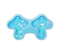Moule en résine en forme de champignon pour boucles d'oreilles pendentifs pour moulage, décoration d'intérieur, moules à bijoux époxy pour métal/épingle à cheveux époxy pour petite taille