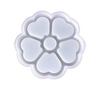 Moule en résine en forme de fleur, cœur, poisson, petit pot en époxy, pour cendrier, bijoux, bijoux, boîtes de rangement pour époxy
