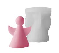 Moule en résine époxy 3D en forme d'ange - Facile à démouler - Aide pour les créations artisanales au chocolat, argile, savon, muffins, desserts