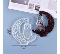 Moule En Résine Époxy Cristal, Bricolage Artisanat Outil De Fabrication, Hibou Décorations De Bureau, Ornement Avec Base D'affichage, Moule En Silicone M24 21