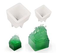Moule en résine époxy en cristal de dragon pour tête de jade, sculpture de sceau de jade, pigment de résine Mou Blanc