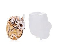 Moule en résine époxy en forme d'œufs de dinosaure, dragon, crâne, bijoux, porte-clés, ornements, décorations